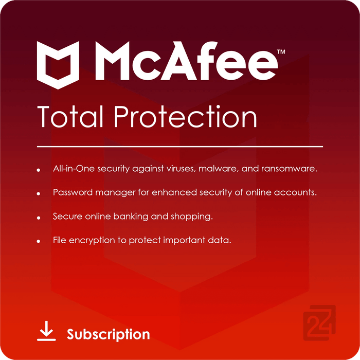 McAfee Total Protection 2025 1 Device 1 Year