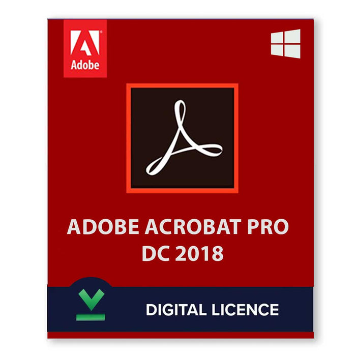 Adobe Acrobat Pro 2018 (PC) 1 Device - Adobe Key - GLOBAL