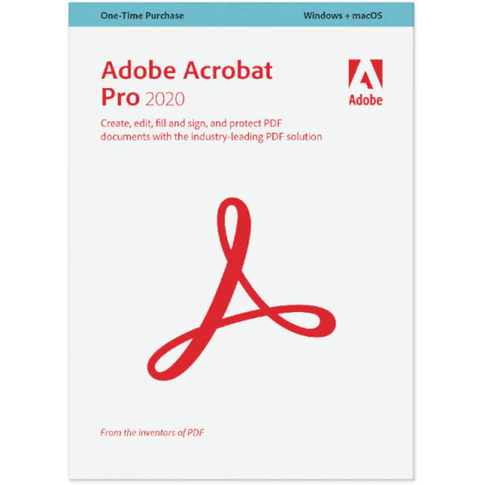 Adobe Acrobat Pro 2020 (PC) 2 Devices - Adobe Key - GLOBAL