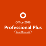 Licență Office 2016 Professional Plus cont Microsoft — card produs