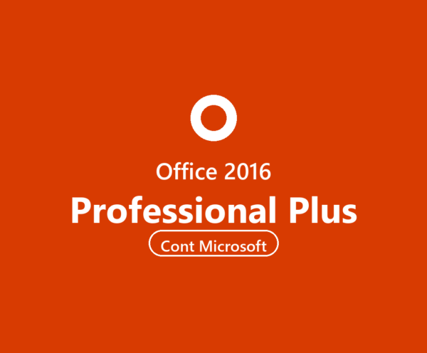 Licență Office 2016 Professional Plus cont Microsoft — card produs