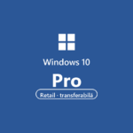 Licență Windows 10 Pro Retail transferabilă — card produs