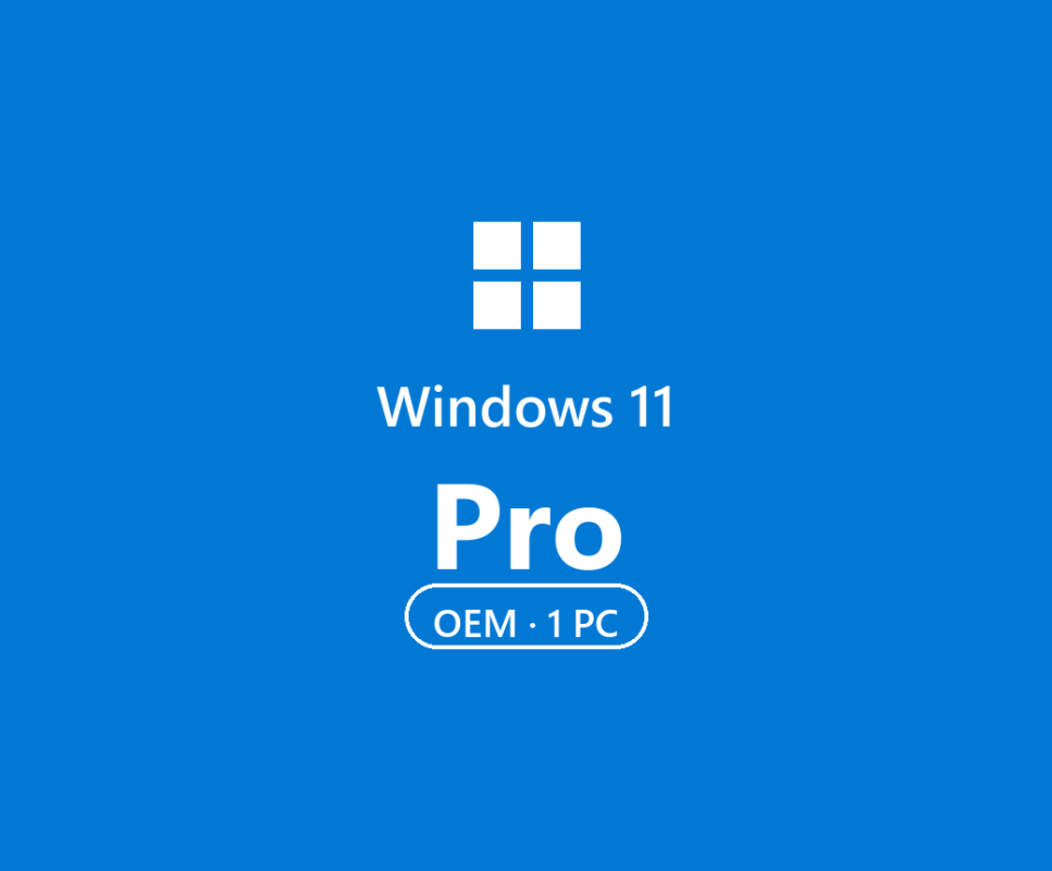Licență Windows 11 Pro OEM — card produs License HUB