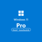 Licență Windows 11 Pro Retail transferabilă — card produs