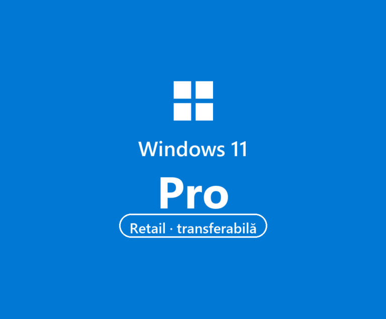 Licență Windows 11 Pro Retail transferabilă — card produs